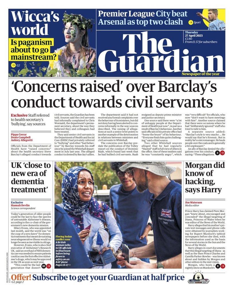 The Guardian-卫报-2023年度电子版报刊下载订阅-外刊兽-英语杂志电子版PDF下载网站