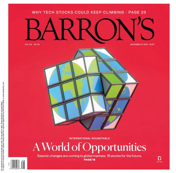 Barrons-巴伦周刊杂志2023.11.27期下载电子版PDF网盘订阅-外刊兽-英语杂志电子版PDF下载网站