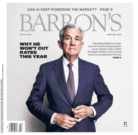 Barrons-巴伦周刊2024.06.03期下载电子版PDF网盘-外刊兽-英语杂志电子版PDF下载网站