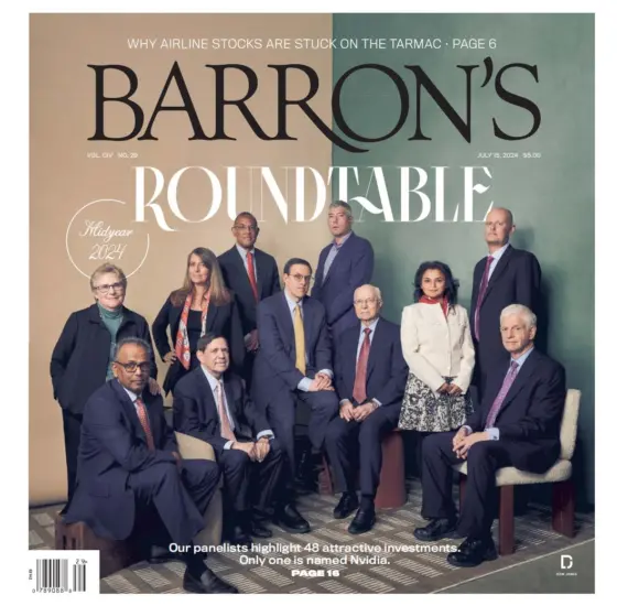 Barrons-巴伦周刊2024.07.15期下载电子版PDF网盘杂志订阅-外刊兽-英语杂志电子版PDF下载网站