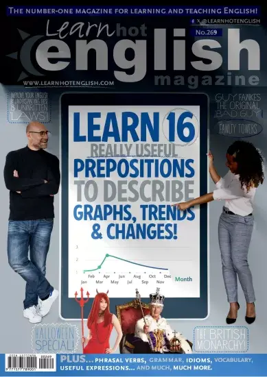 Learn Hot English 流行英语2024.10月号Issue 269订阅-外刊兽-英语杂志电子版PDF下载网站