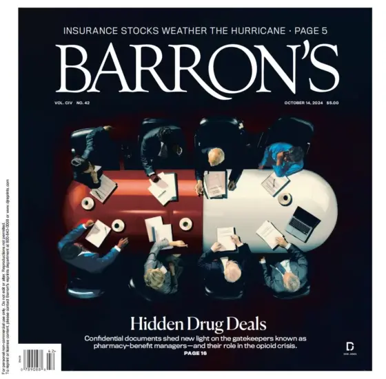 Barron’s Magazine 巴伦周刊2024.10.14期下载-外刊兽-英语杂志电子版PDF下载网站