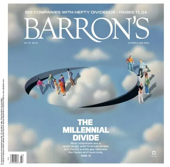 Barron’s 巴伦周刊2024.10.21期订阅-外刊兽-英语杂志电子版PDF下载网站