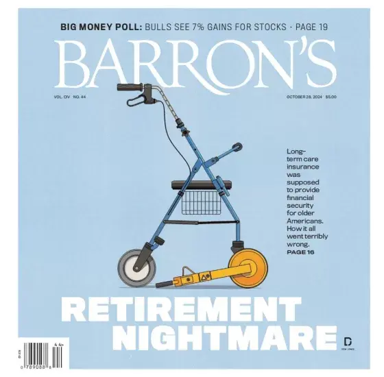 Barron’s 巴伦周刊2024.10.28期订阅-外刊兽-英语杂志电子版PDF下载网站