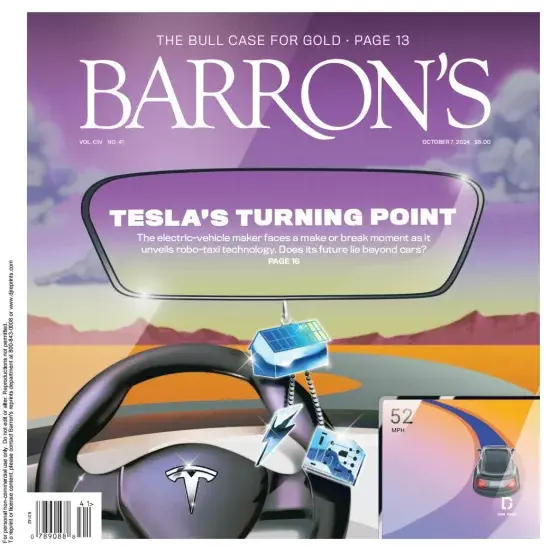 Barron’s Magazine 巴伦周刊2024.10.07期下载电子版PDF网盘杂志订阅-外刊兽-英语杂志电子版PDF下载网站