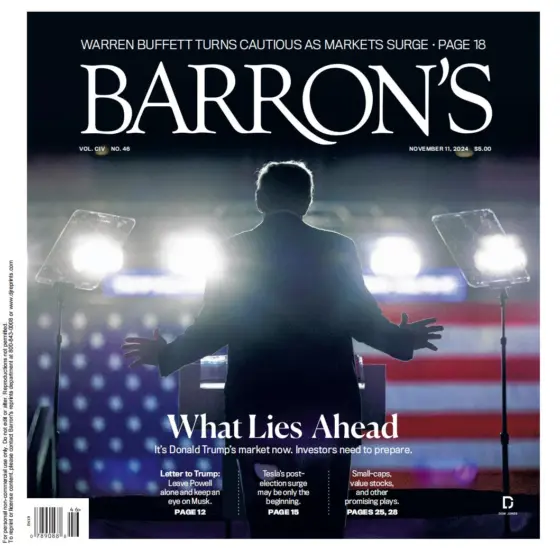 Barron’s 巴伦周刊2024.11.11期-外刊兽-英语杂志电子版PDF下载网站