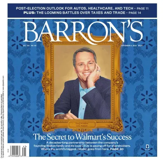 Barron’s 巴伦周刊2024.11.04期-外刊兽-英语杂志电子版PDF下载网站