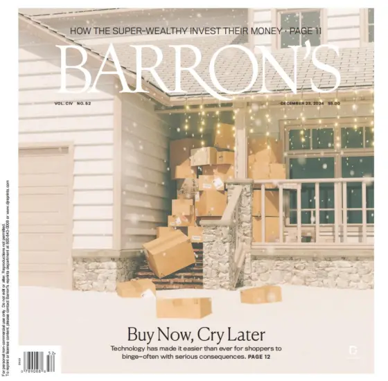 Barron’s Magazine 巴伦周刊2024.12.23期下载订阅-外刊兽-英语杂志电子版PDF下载网站