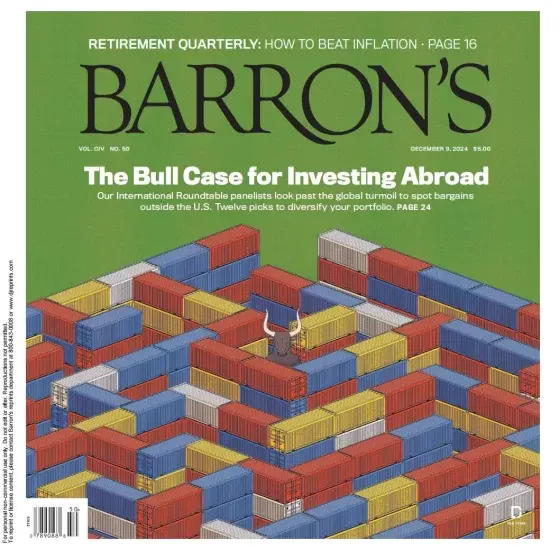 Barron’s 巴伦周刊2024.12.09期下载订阅-外刊兽-英语杂志电子版PDF下载网站