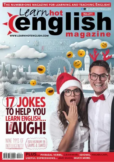 Learn Hot English 流行英语2024.12月号Issue 271期订阅-外刊兽-英语杂志电子版PDF下载网站