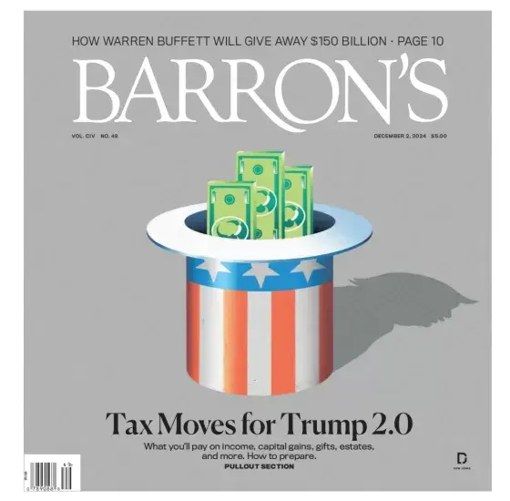 Barron’s 巴伦周刊2024.12.02期下载订阅-外刊兽-英语杂志电子版PDF下载网站