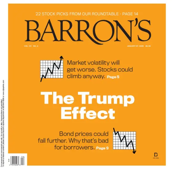 Barron’s Magazine 巴伦周刊2025.01.27期下载订阅-外刊兽-英语杂志电子版PDF下载网站