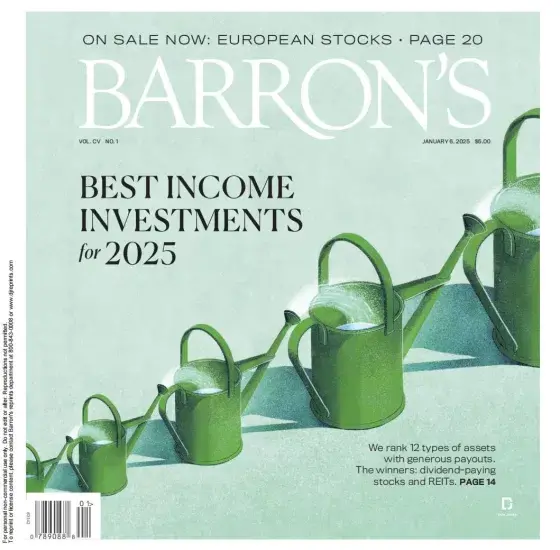 Barron’s Magazine 巴伦周刊2025.01.06期订阅-外刊兽-英语杂志电子版PDF下载网站