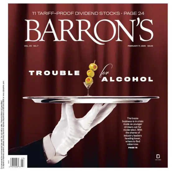 Barron’s Magazine 巴伦周刊2025.02.17期下载订阅-外刊兽-英语杂志电子版PDF下载网站