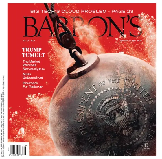 Barron’s Magazine 巴伦周刊2025.02.10期下载订阅-外刊兽-英语杂志电子版PDF下载网站